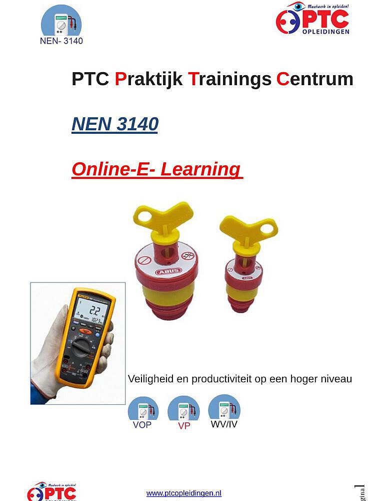 NEN 3140 online training